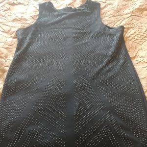 Black studded body dress